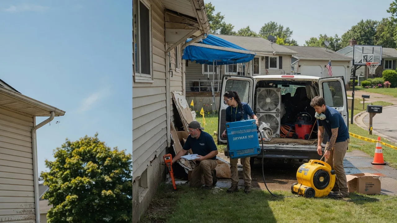Ceiling Leak Cleanup in Plymouth, MI near me