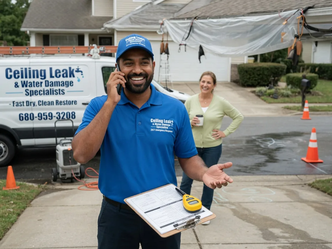 Ceiling Leak Cleanup Plymouth, MI FAQs